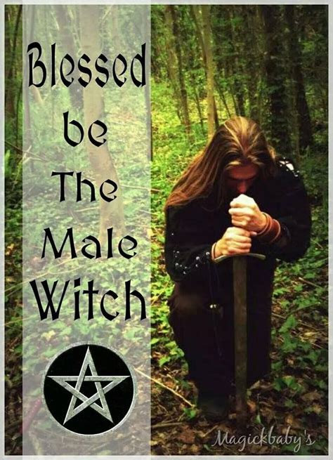 Men practicing wicca